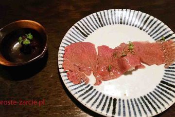 Wołowina z Kobe jako sashimi